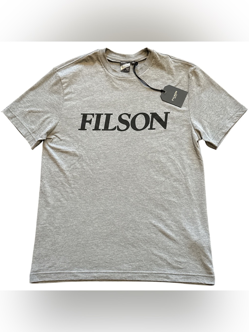 NEW CC Filson T-Shirt Graphic Print Short Sleeve Gray Mens Medium Outdoors